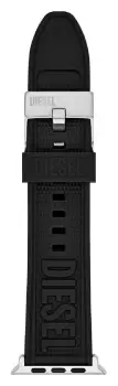 Image of Diesel DSS0004 Apple Strap (42/44/45mm) Black Silicone Watch