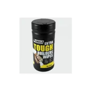 Image of Scrub Extra Tough Builders Wipes Tub of 100 - Shield