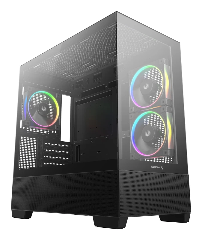 Image of DeepCool DeepCool CG380 3F Midi Tower Black R-CG380-BKAGM3-G
