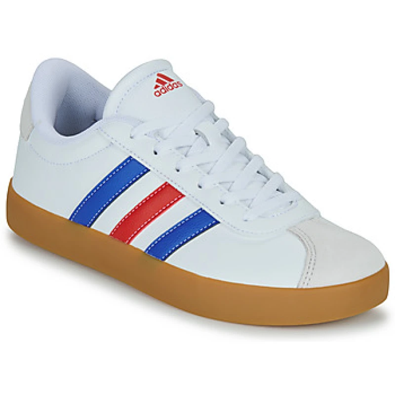 Image of Adidas SPORTSWEAR Kids VL Court 3.0 Trainers White/Blue/Red Baby 36 (3.5);37.3 (4);38 (5);39.3 (5.5 to 6);40