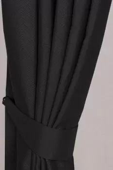 Image of Herringbone Curtain Tie Back Pair