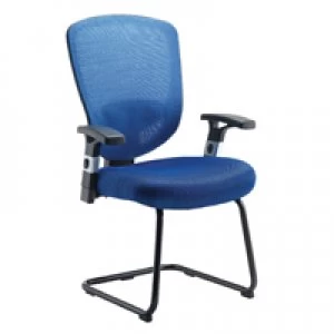 Image of Arista Mesh Visitor Blue Chair KF72244