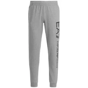 Image of EA7 Boys' Train Logo Series Tape Sweatpants - Grey - 4 Years