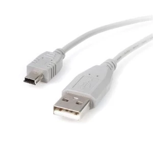 Image of StarTech 10ft USB 2.0 Cable USB A to Mini B
