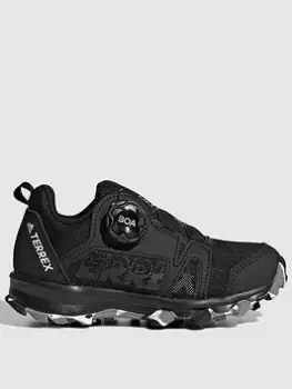 Image of adidas Terrex Kids Agravic Boa, Black/Grey, Size 10
