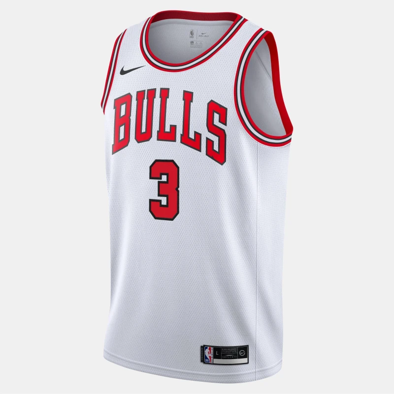 Image of Nike CHI Swngmn AJsy White male 7-8 (S)