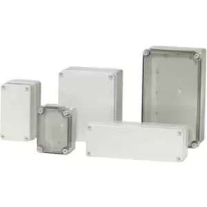 Image of Fibox PC D 85 T Fitting bracket 170 x 80 x 85 Polycarbonate (PC) Grey-white (RAL 7035)