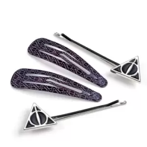 Image of Harry Potter Deathly Hallows Hair Clip Set