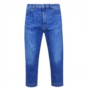 Image of Hugo Boss 938 Loose Jeans Bright Blue Size 36 Men