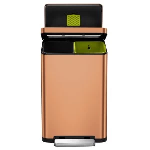 Image of EKO X Cube Recycling Bin 40L - Copper