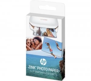 Image of HP ZINK 50 x 76mm Photo Paper for HP Sprocket 20 Sheets