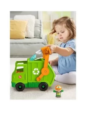Image of Fisher-Price Little People Recycling Truck Playset