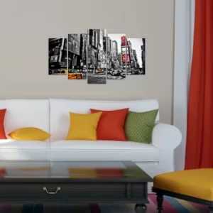 Image of 5MX-128 Multicolor Decorative MDF Painting (5 Pieces)