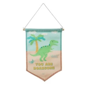 Image of Sass & Belle Roarsome Dinosaurs T-Rex Banner Flag