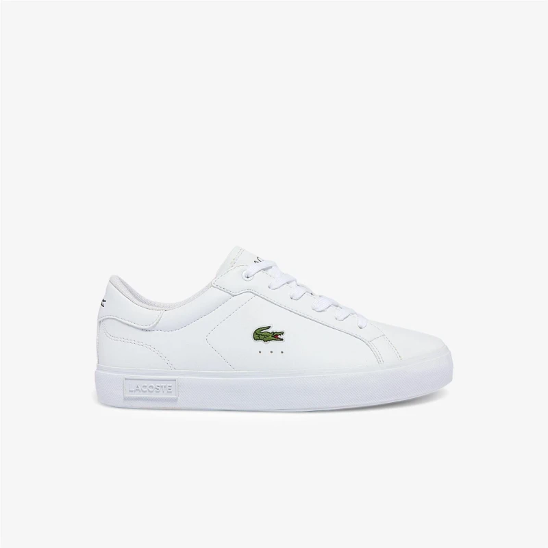 Image of Lacoste Lacoste Powercourt Trainers Juniors - White 2 Male