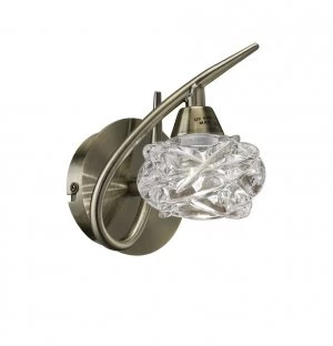 Image of Wall Lamp 1 Light G9, Antique Brass