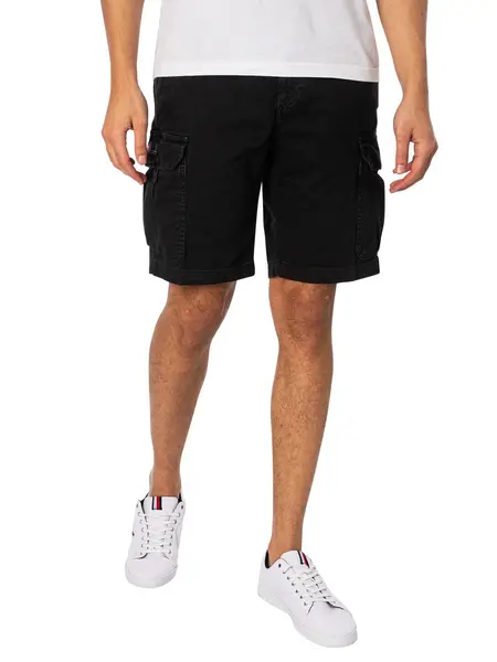 Image of Tommy Jeans Straight Ethan Cargo Shorts Black 34W