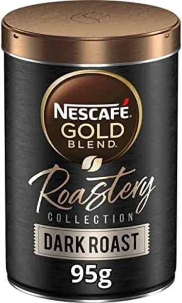 Image of Nescafe Gold Blend Roastery Collection Dark Roast Coffee 95g