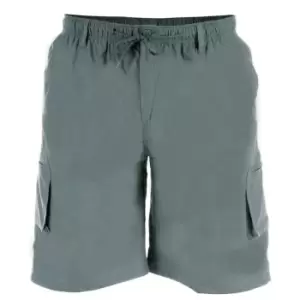 Image of Duke Mens Nick-D555 Shaped Leg Cargo Shorts (8XL) (Grey)