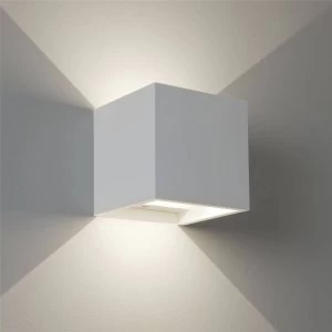Image of LED Indoor Wall 2 Light, Plaster