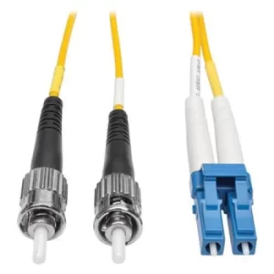 Image of Tripp Lite Duplex Singlemode 8.3 125 Fiber Patch Cable LC ST 10M