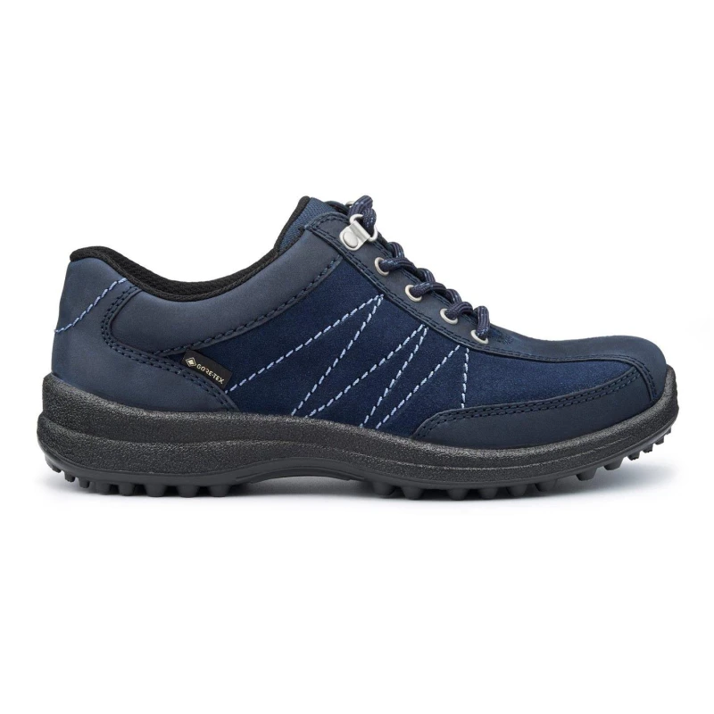 Image of Hotter Womens 'Mist' Gore-Tex Shoes in Mid Navy Size: 8 Mid Navy Female 8