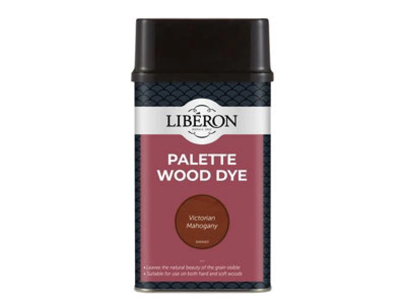 Image of Liberon 126748 Palette Wood Dye Victoria Mahogany 500Ml Libwdpm500N