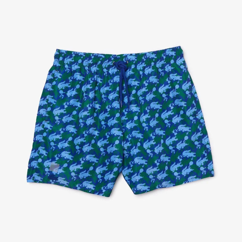 Image of Lacoste Lacoste x Minecraft Swim Shorts - Multi Multi S