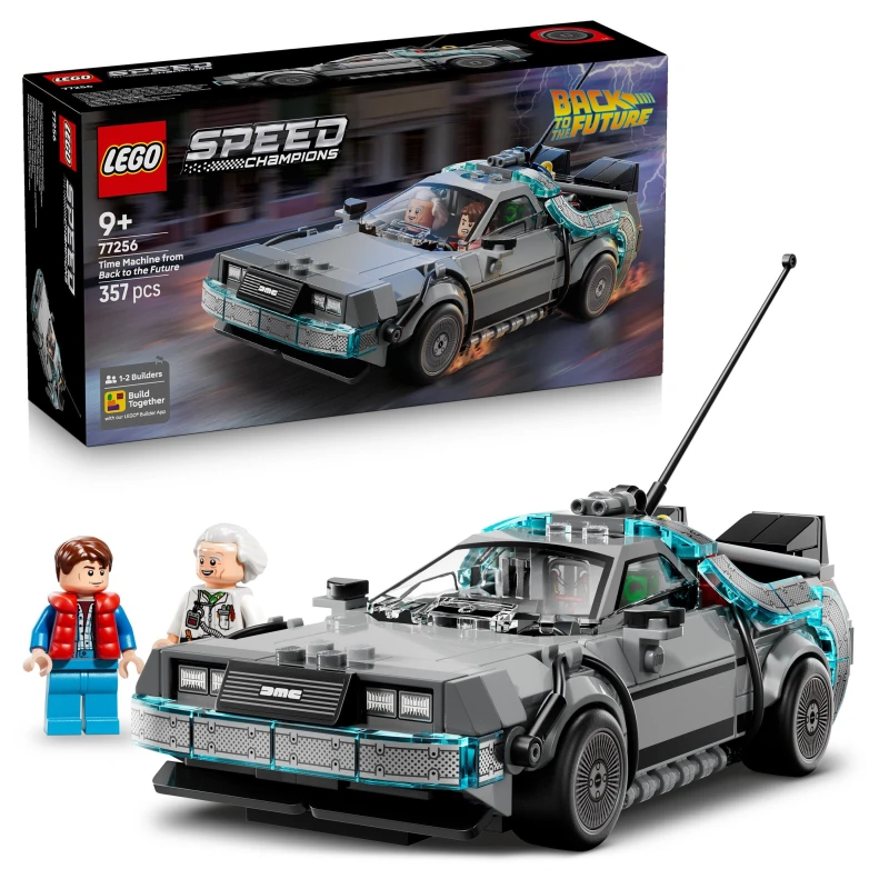 Image of LEGO Speed Champions Time Machine from Back to the Future 77256 DeLorean unisex One Size