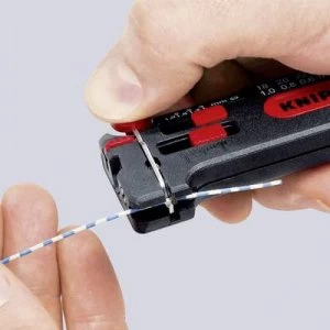 Image of Knipex 12 80 100 SB Wire stripper Suitable for CU cables 0.3 up to 1 mm