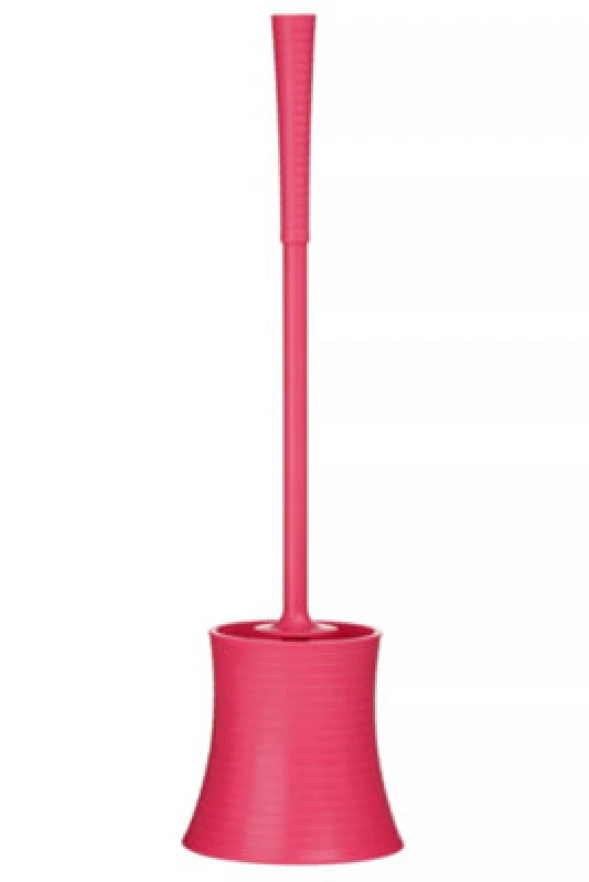 Image of Premier Housewares ABS Bathe Hot Pink Plastic Toilet Brush Pink