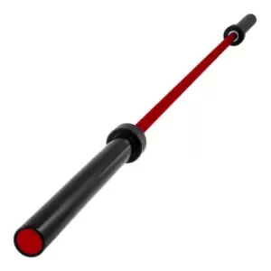 Image of VEVOR Olympic Barbell Weight Bar Bench Press Lifting Squat Red 15kg 1200LBS 2M