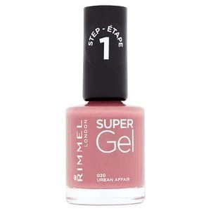 Image of Rimmel Super Gel Nail Polish Urban Affair Pink