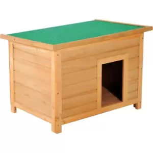 Image of 85cm Elevated Dog Kennel Wooden Pet House Outdoor Waterproof - Pawhut