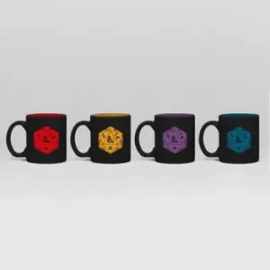 Image of Dungeons & Dragons D20 Espresso Mugs - Set of 4