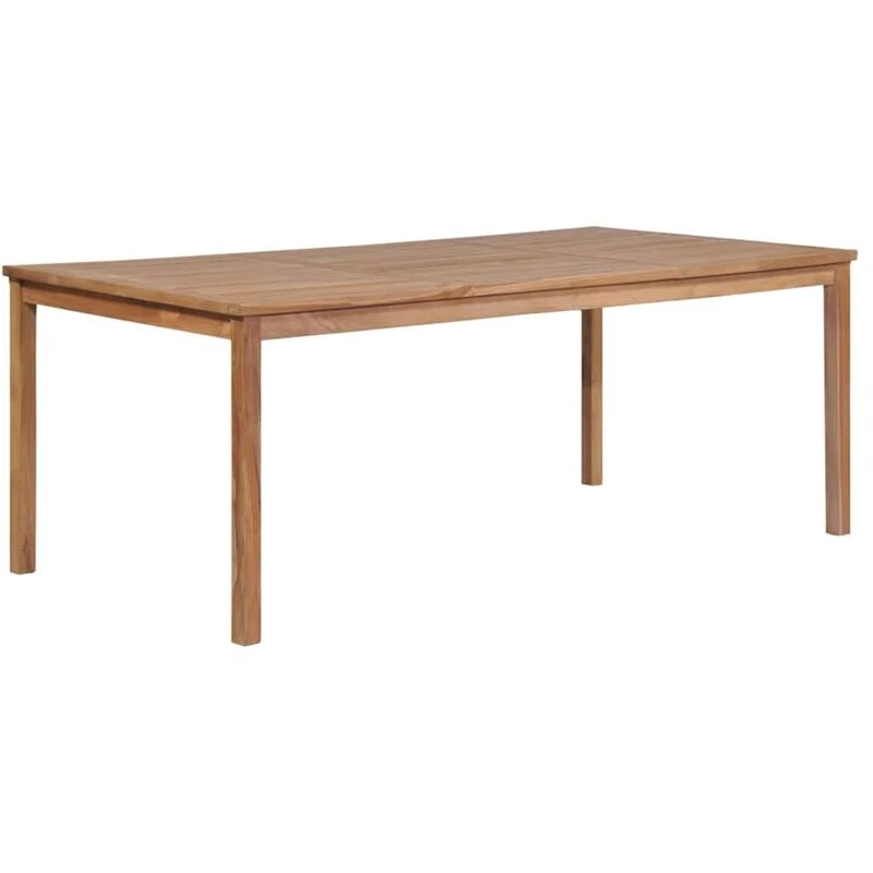 Image of VIDAXL Garden Table 200x100x77cm Solid Teak Wood Vidaxl 44998