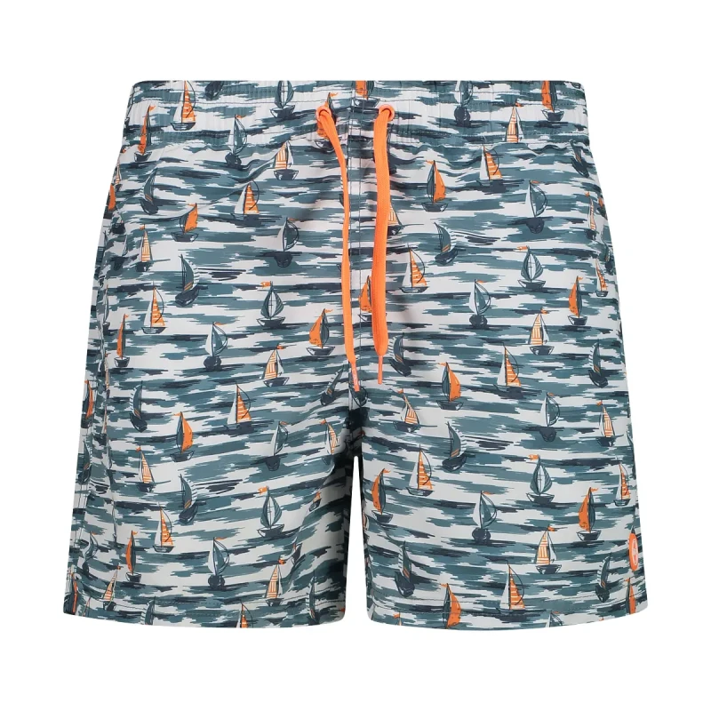 Image of CMP Nautical print swim shorts CMP Bleu Male 4XL