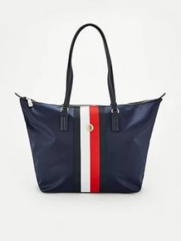 Image of Tommy Hilfiger Signature Tape Tote Bag - Blue