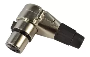 Image of XLR Connector Right Angle Style Female
