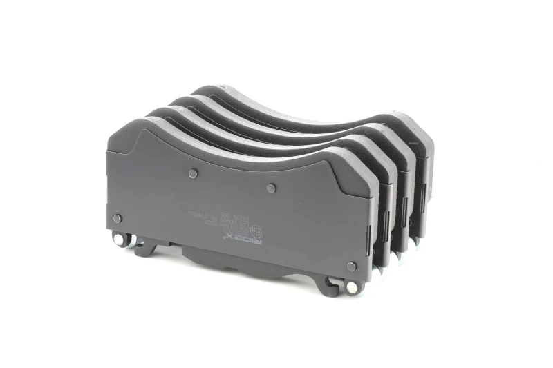 Image of RIDEX 402B0583 Brake pad set Front Axle, prepared for wear warning indicator, without accessories Brake Pad Set,disc brake (402)