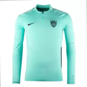 Image of Nike Toulon Quarter Zip Hoodie 2022 2023 Mens - Blue