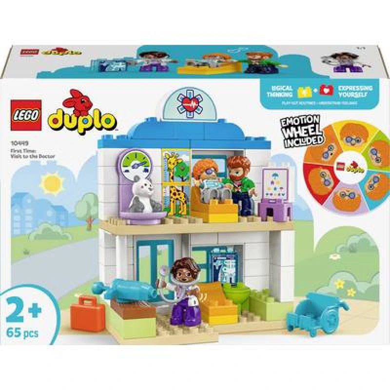 Image of LEGO LEGO DUPLO First Time: Visit to the Doctor Toy Playset 10449