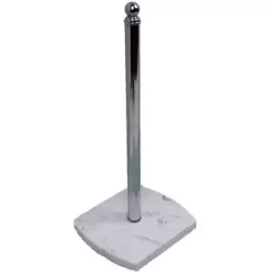 Image of Octavia Freestanding Spare Paper Holder, White Marble - White Marble