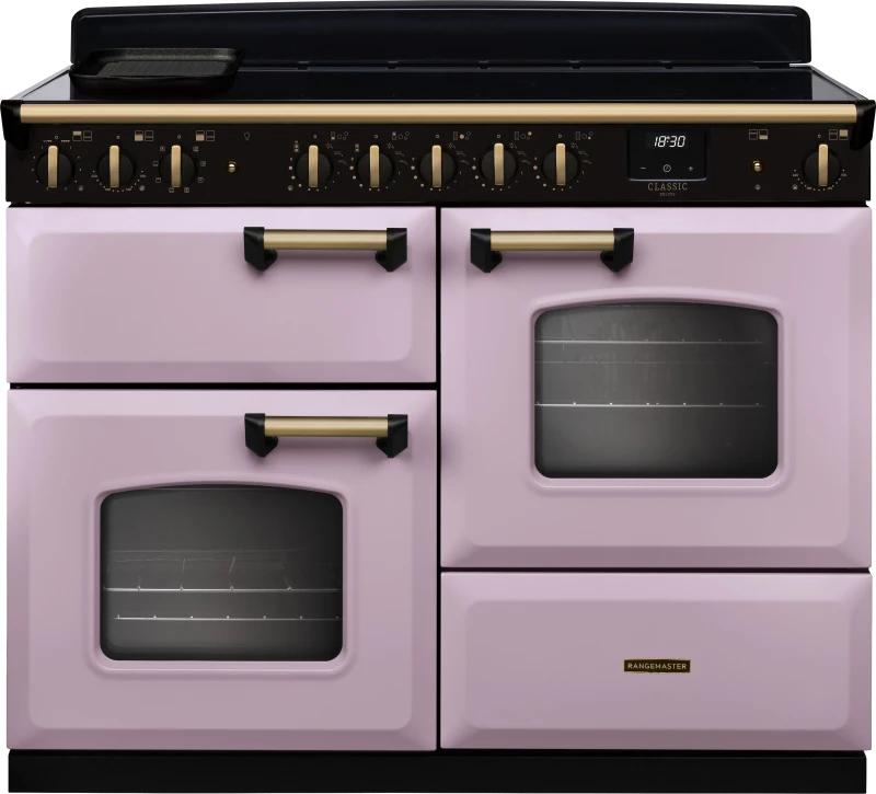 Image of Rangemaster CLDLO110EIPHTH/AB1 Classic Deluxe OC 110cm Induction Range Cooker Antique Brass Trim 18416 - HEATHER CLDLO110EIPHTH/AB1