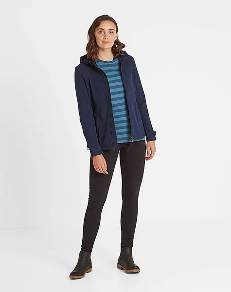 Image of Tog 24 Tog24 Keld Womens Hooded Softshell Navy Female 10 DE04220