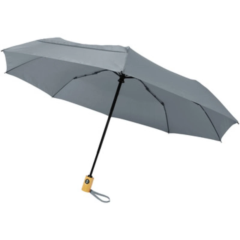 Image of Avenue Avenue Men Bo Foldable Auto Open Umbrella in Grey Grey One Size Male 5063425776931