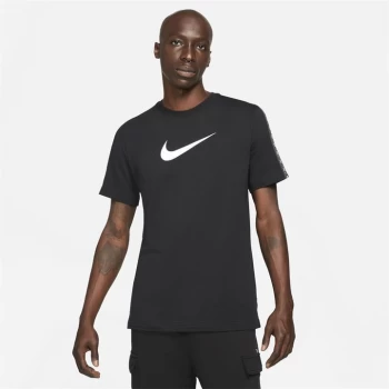 Image of Nike Nsw Repeat Ss Tee - Black