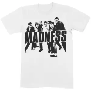 Image of Madness - Vintage Photo Unisex Small T-Shirt - White