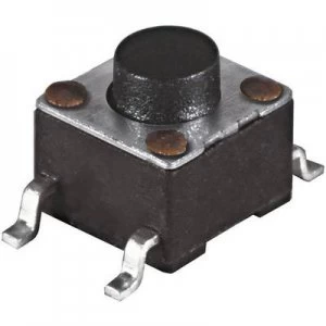 Image of Namae Electronics JTP 1138F Pushbutton 12 Vdc 0.05 A 1 x OffOn momentary