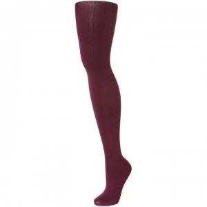 Image of Elle Bamboo 140 denier opaque tights - Purple